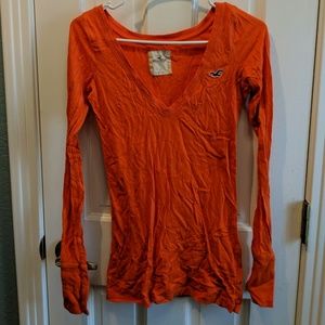 Sz Small Hollister Orange shirt
